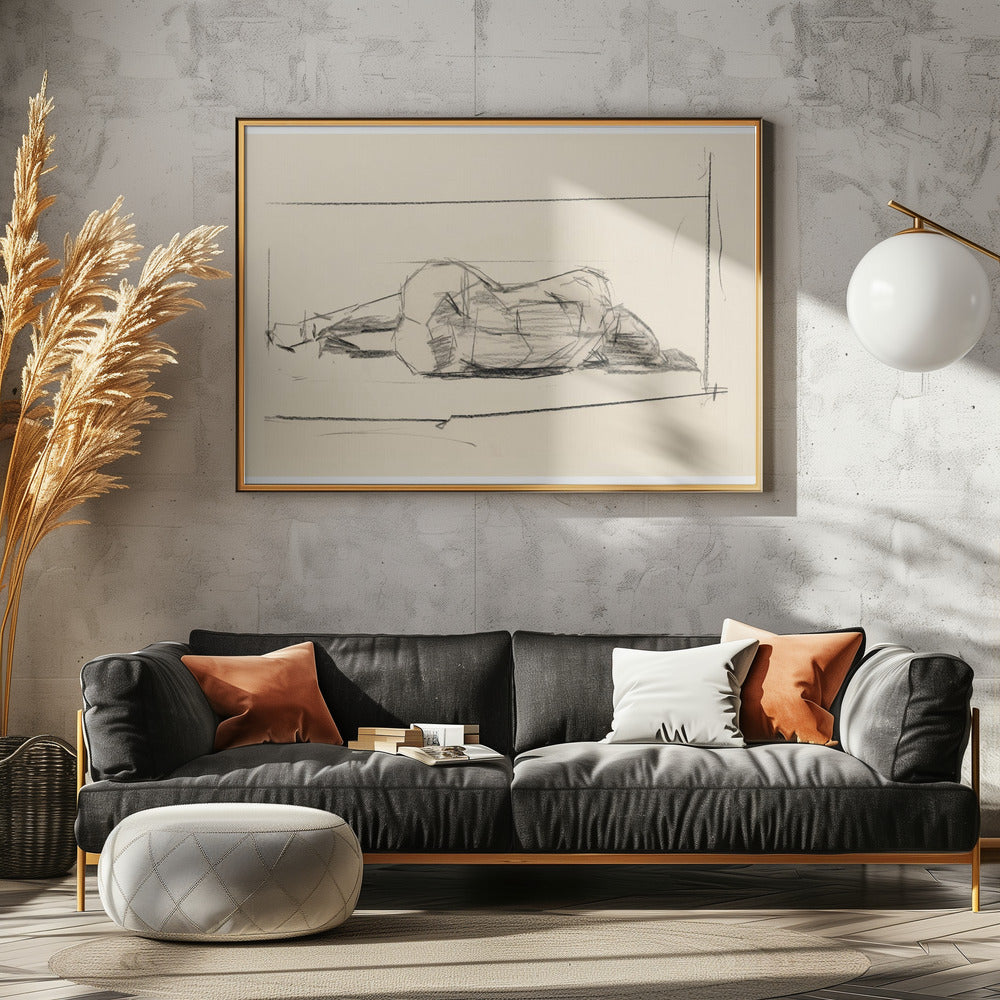 Étude Vrouwelijke No.8 | Canvas