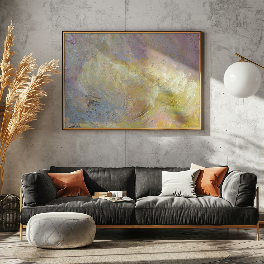 Soaring Golden Abstract | Poster