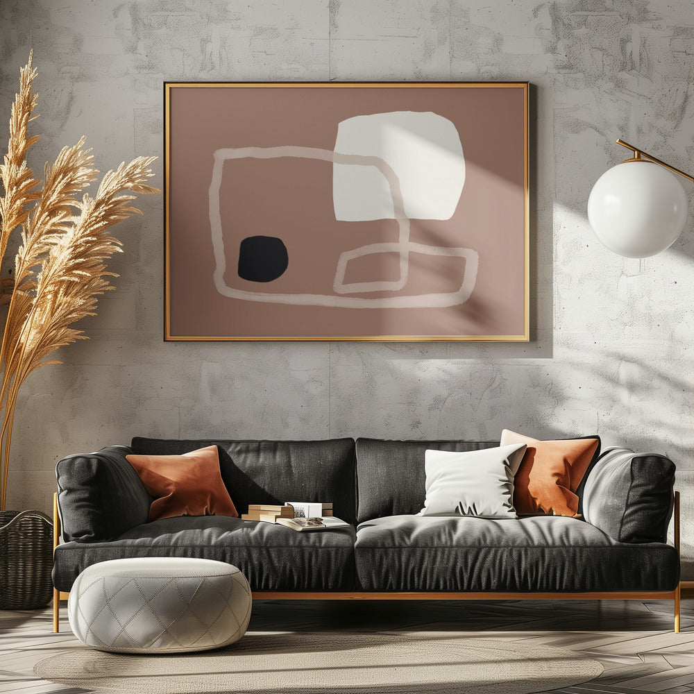 Dwalende vormen | Canvas