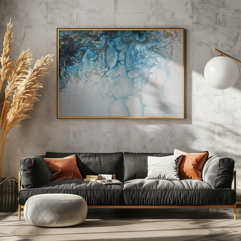 Kustkunst - Kustblauw | Canvas
