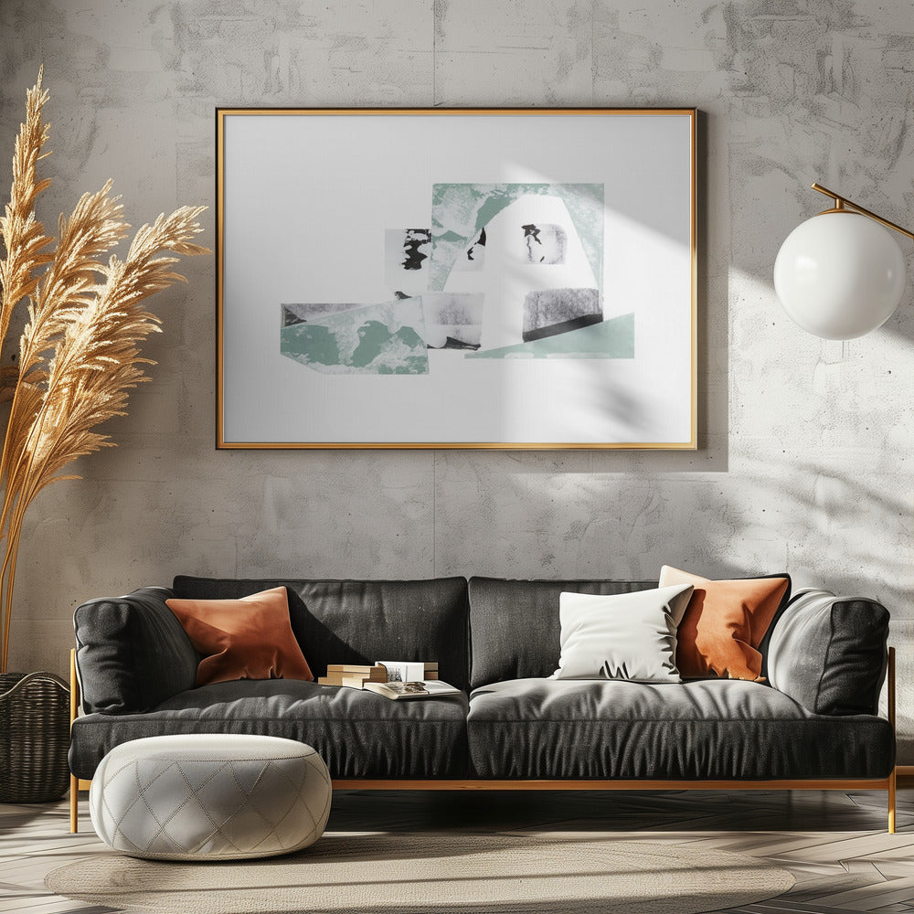 Geometrische vormen en aardse tinten | Canvas