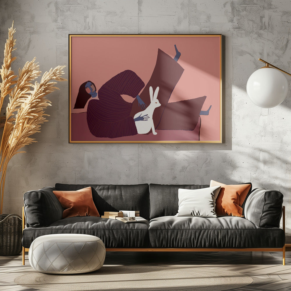 Konijnenliefhebber | Canvas