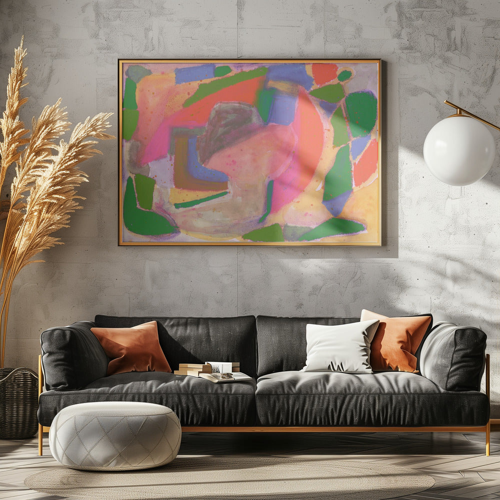 Aquarel & pastel Abstract | Poster
