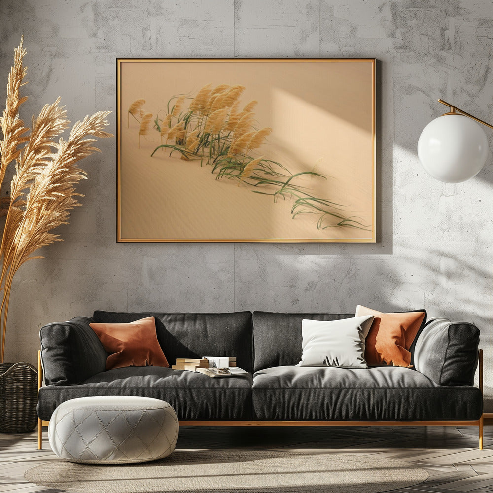 Pampagras in zandduin | Canvas