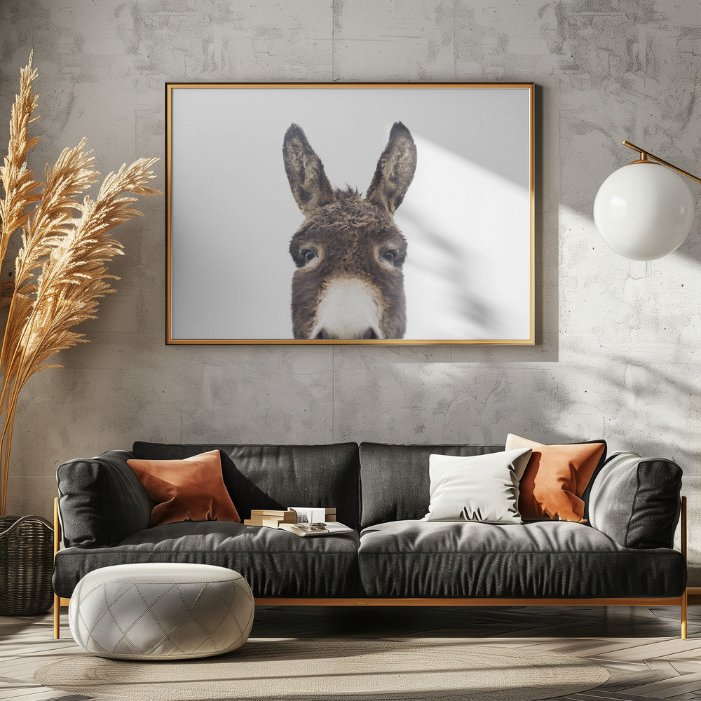 Glurende ezel | Canvas