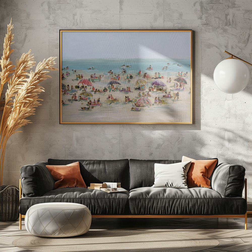Impressionistisch strandgezicht | Poster