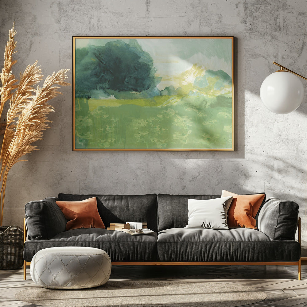 Smaragdgroene weide dromen | Canvas