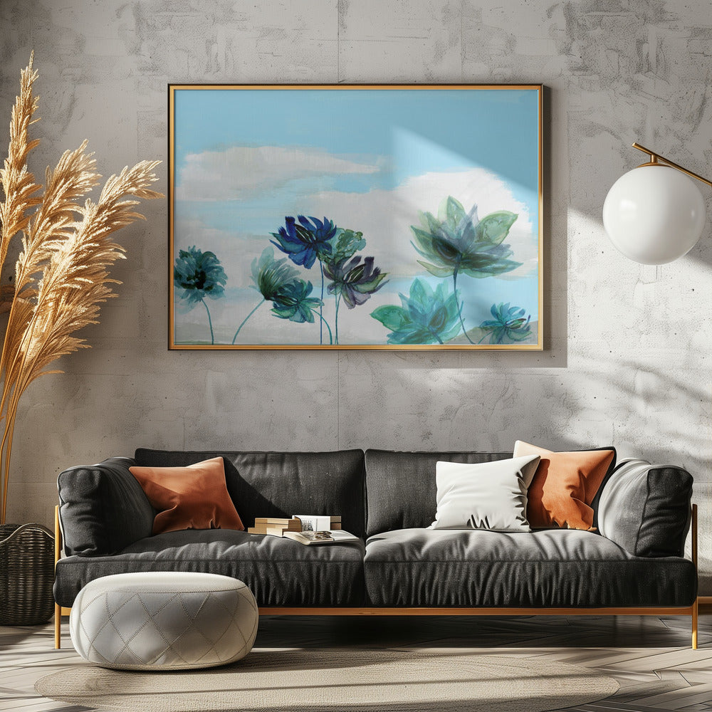 Azure Bloom Horizon | Poster