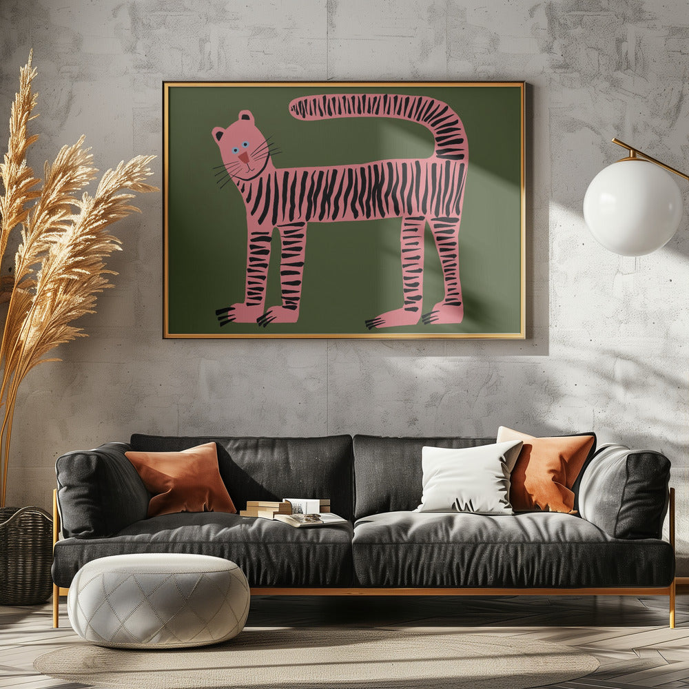 Tijgerkat | Canvas