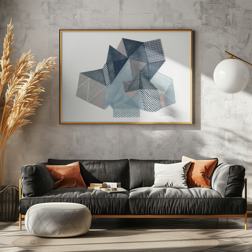 Veelhoekige vorm I. | Canvas