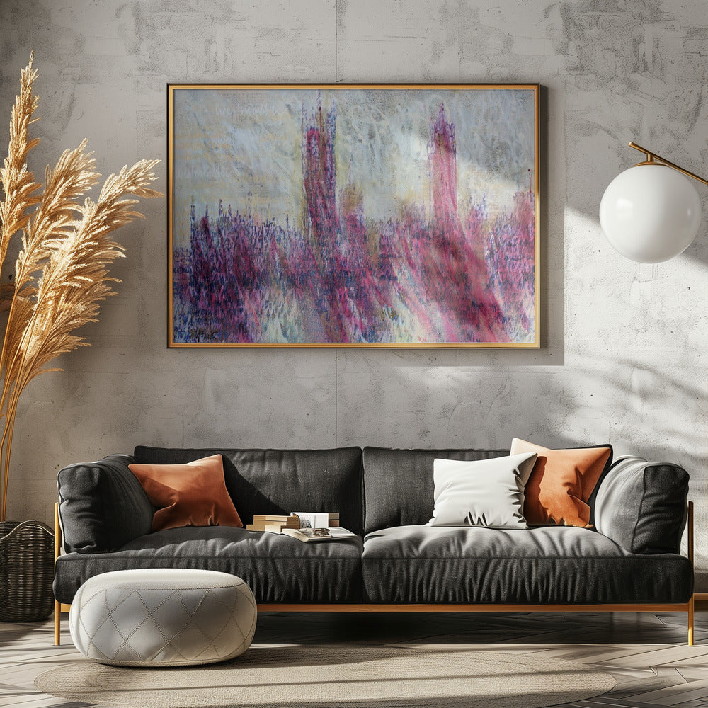 Levendig stadsgezicht | Canvas
