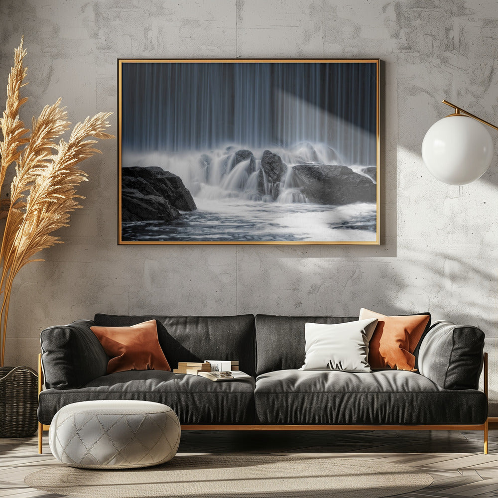 Het Blauwe Gordijn | Canvas