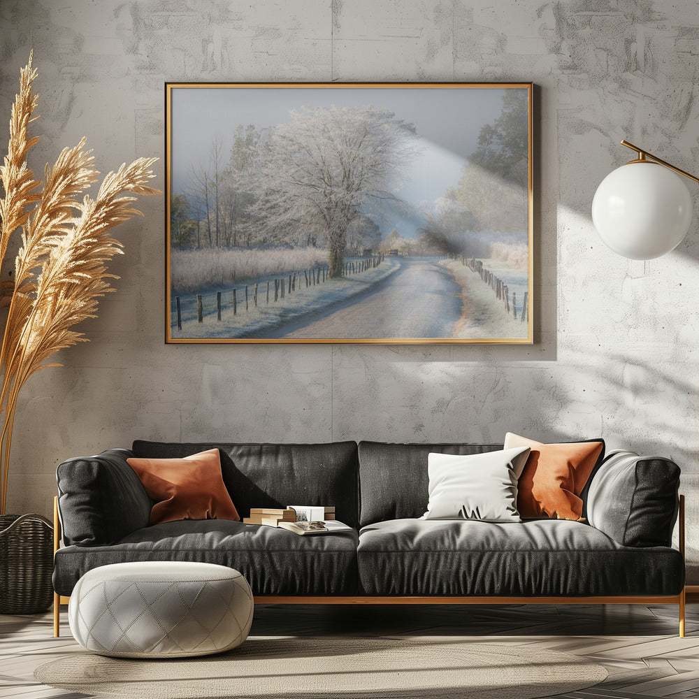 Een ijskoude ochtend | Poster