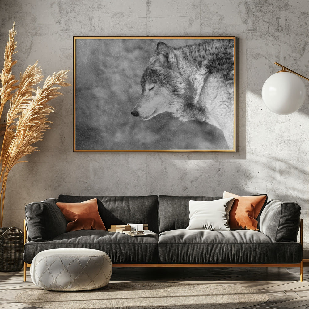 Laat het sneeuwen | Canvas