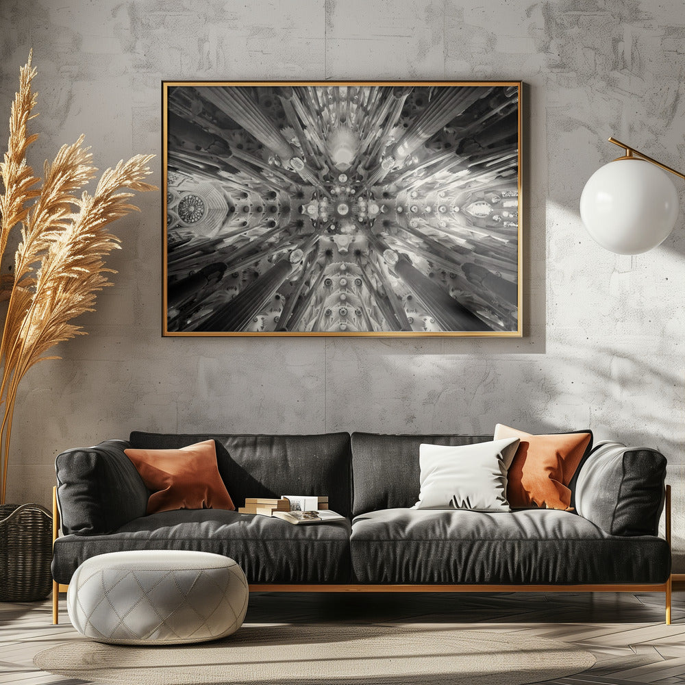 Kunstmatig bos - Sagrada Familia | Canvas