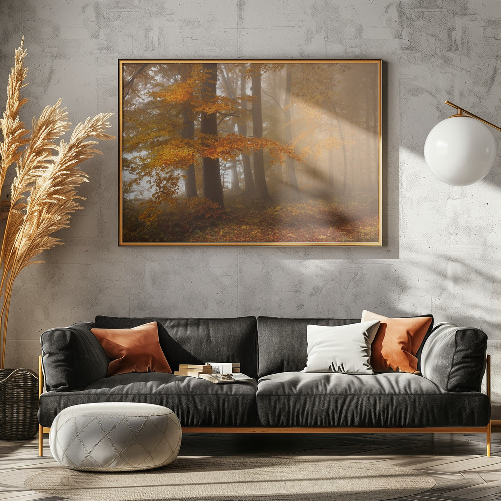 Rand van het bos | Canvas