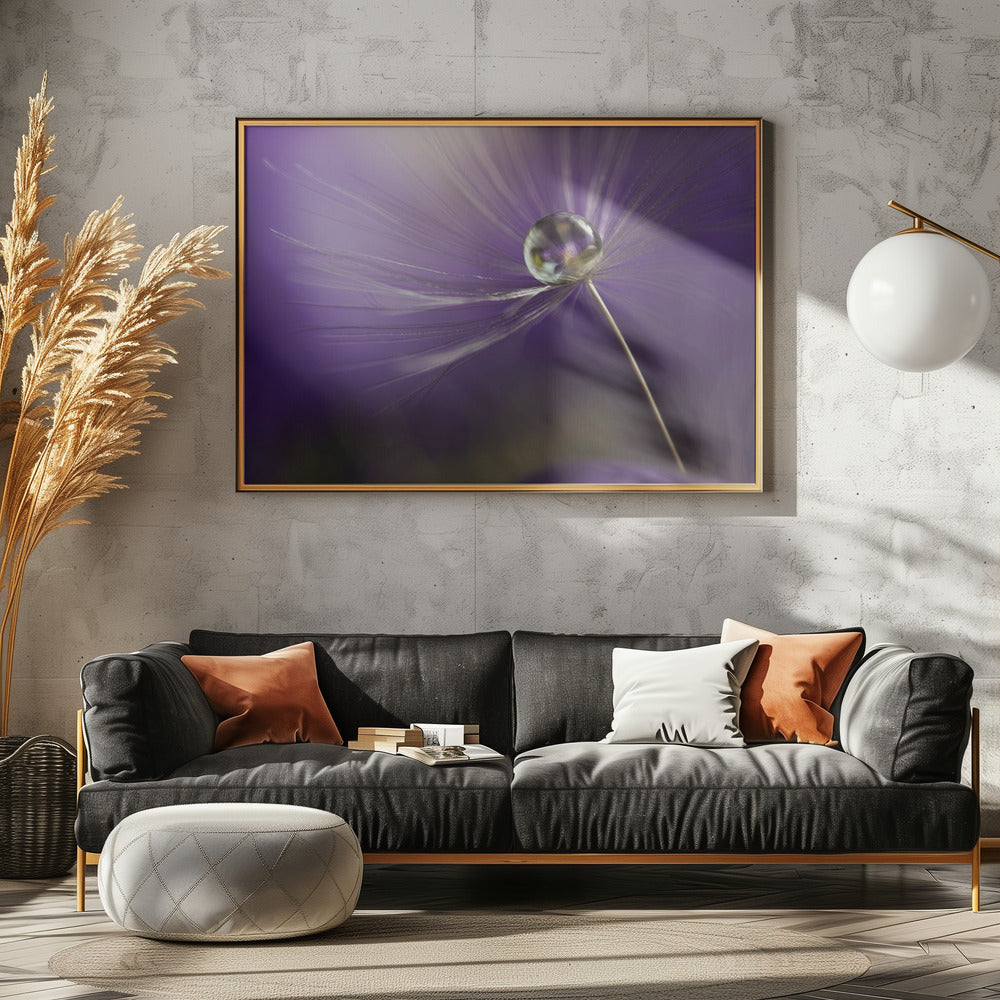 In tinten paars | Canvas