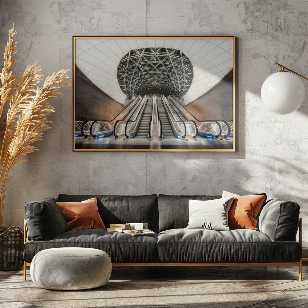 Onder het betonnen oppervlak | Canvas