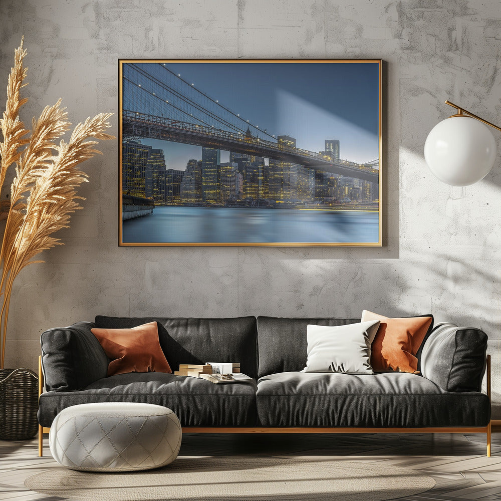 New York - Blue Hour over Manhattan | Canvas