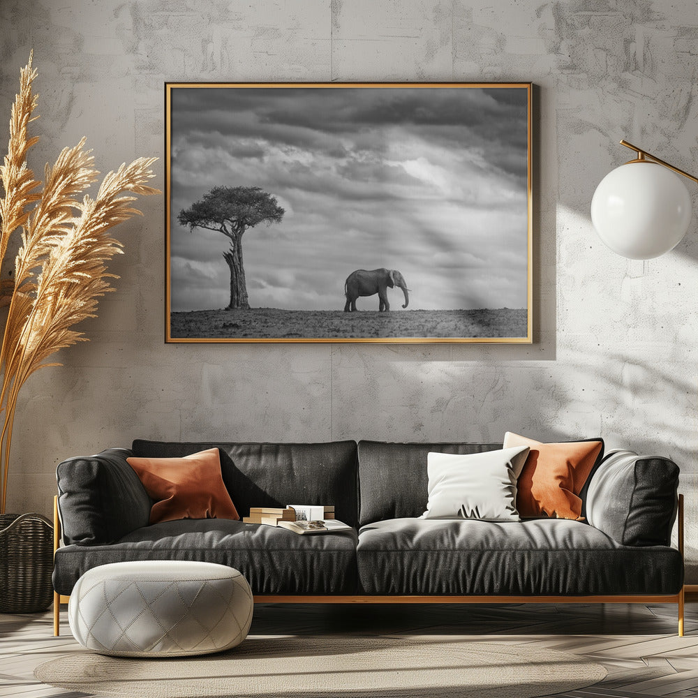Olifantenlandschap | Poster