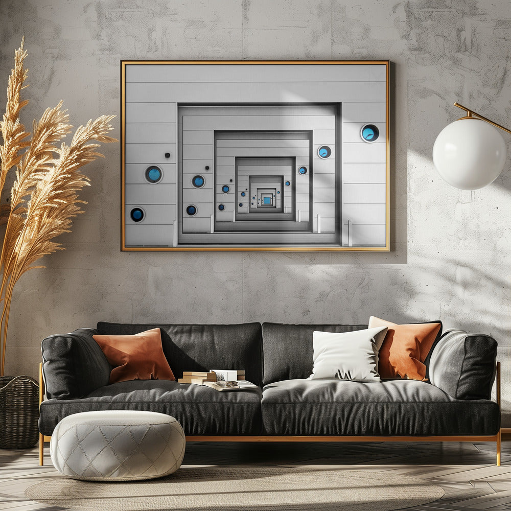blauw verlangen | Canvas