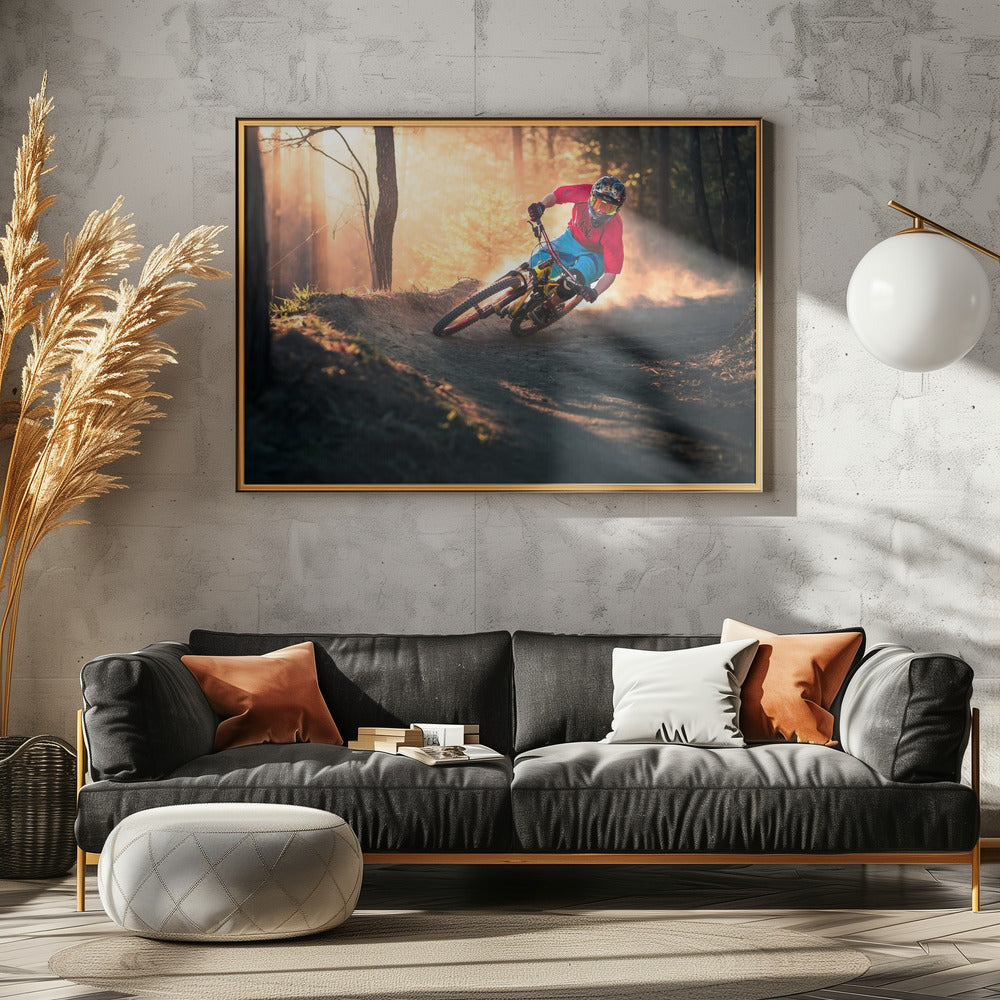 Gouden Bermed Hoek | Poster