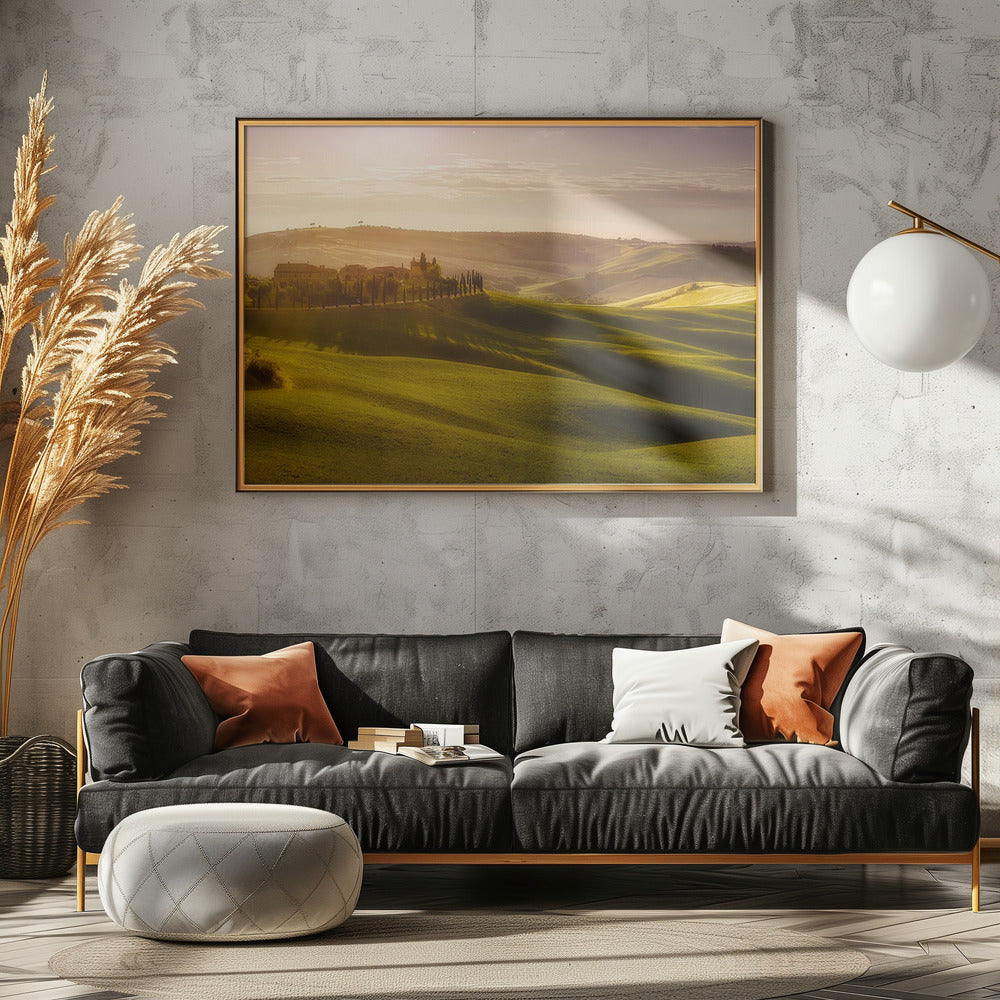 Golven van licht | Canvas