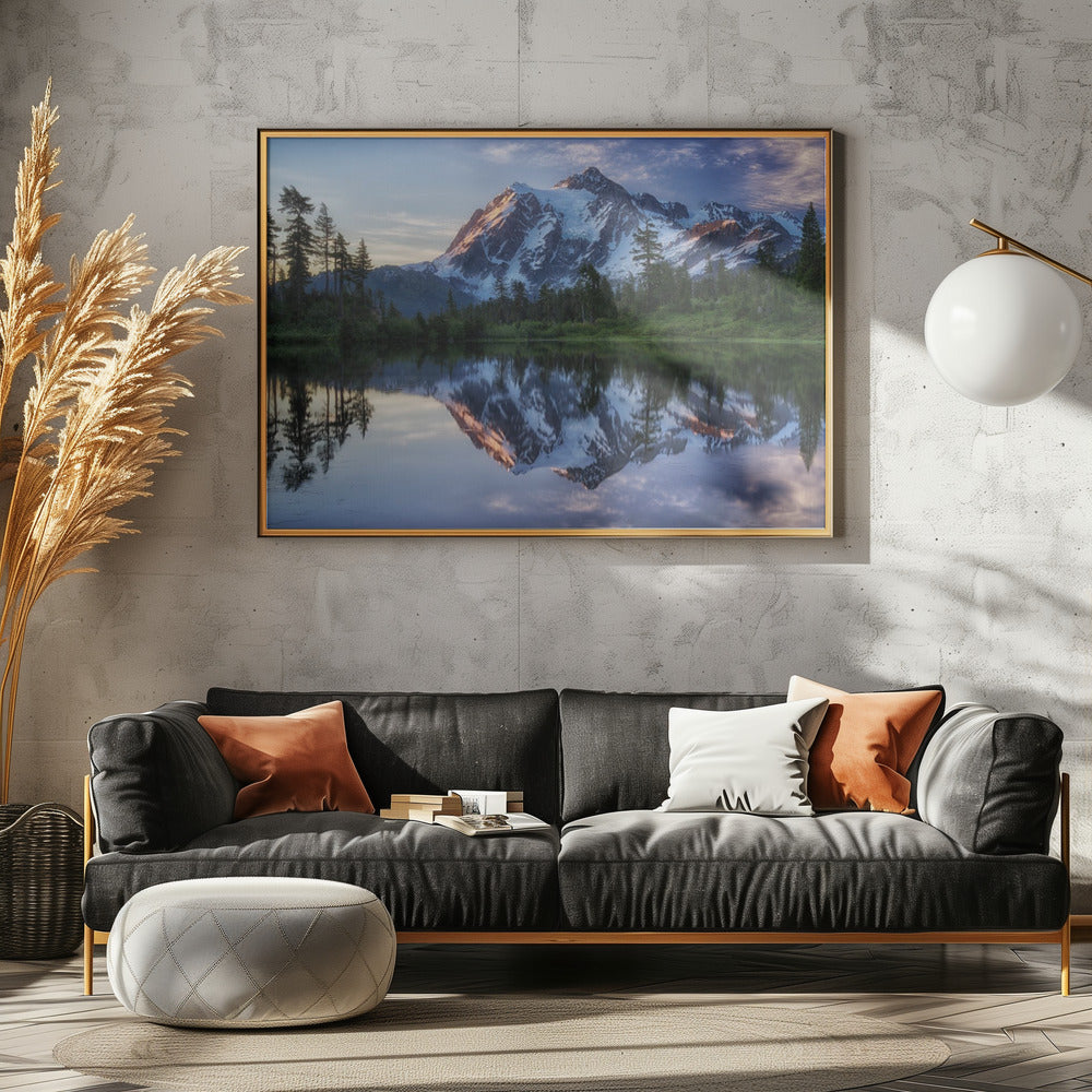Zonsopgang op de berg Shuksan | Poster