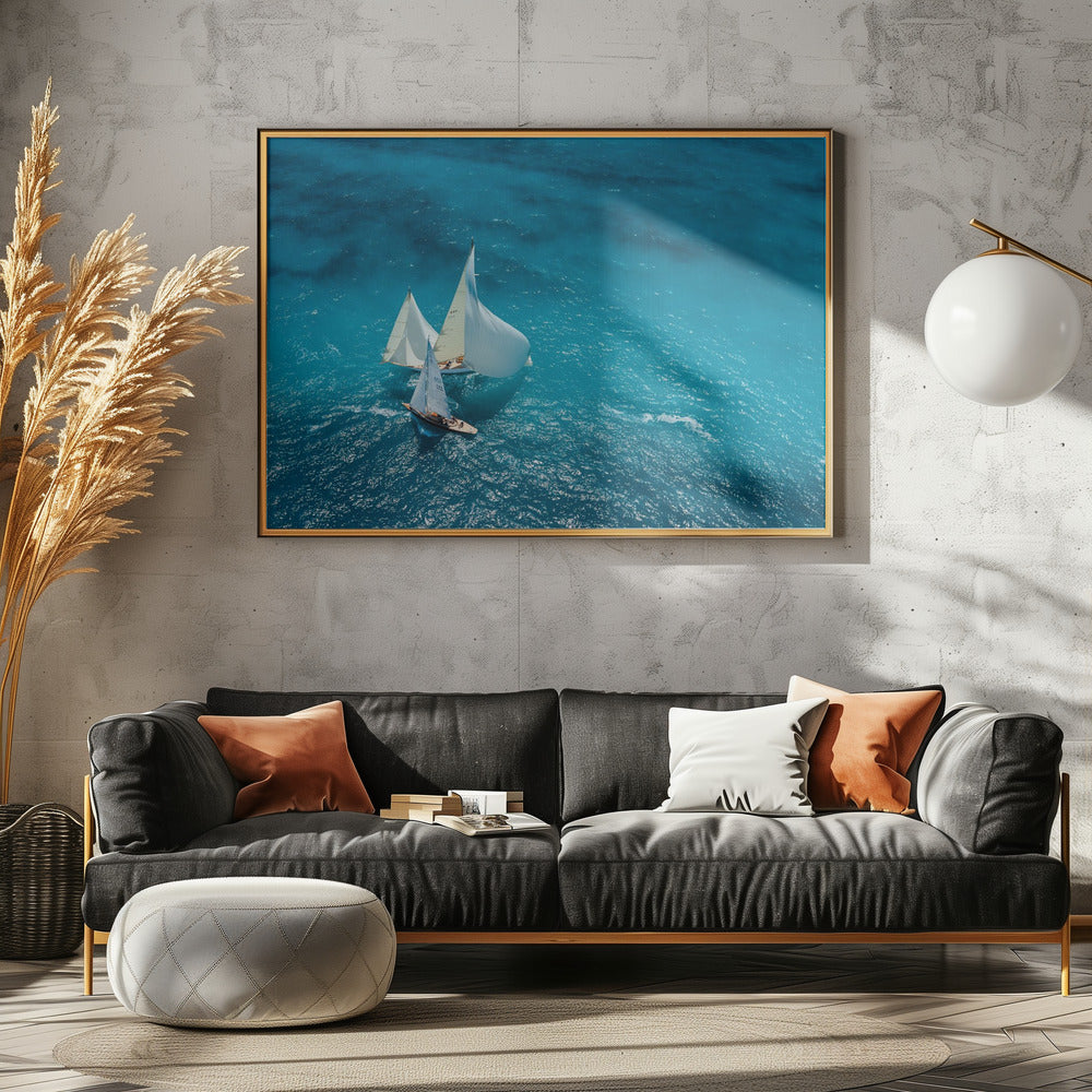 Blauwe ruit | Canvas