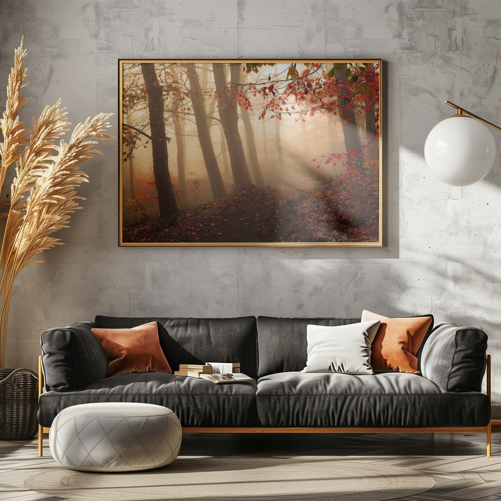 Op weg naar het licht. | Canvas