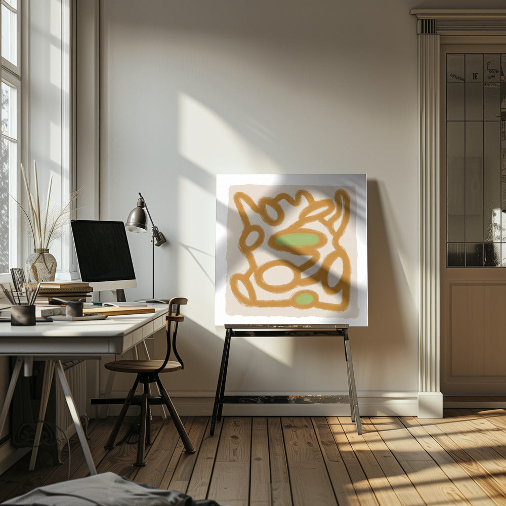 Bruine Krabbel 1 | Canvas