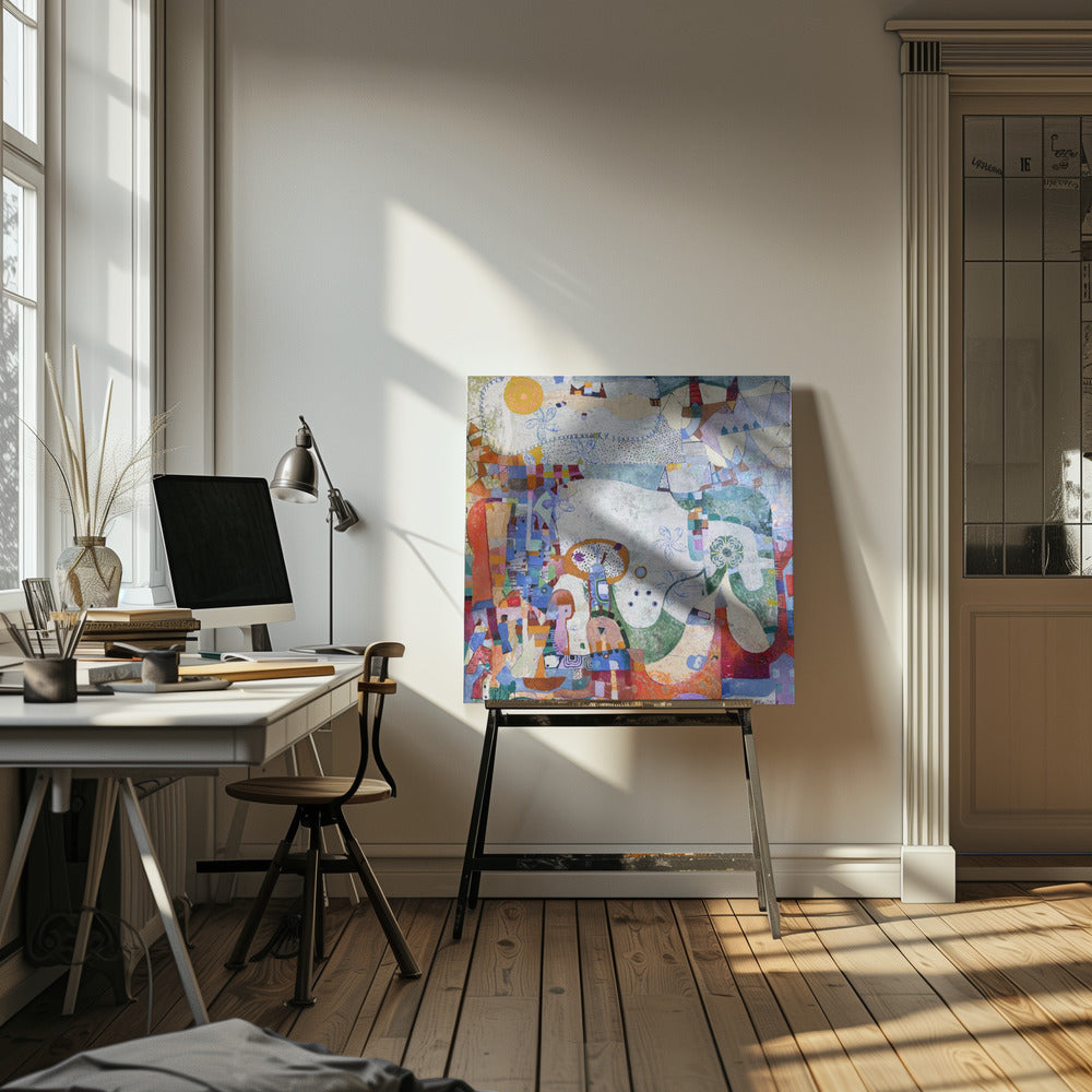 Verafgelegen dorp | Canvas
