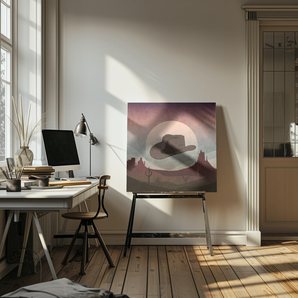 Woestijn Cowboy Droom | Canvas