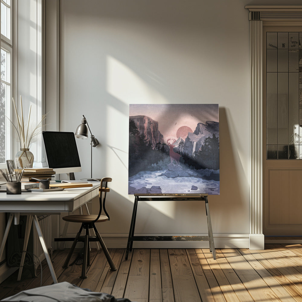 Majestueuze dageraad | Canvas