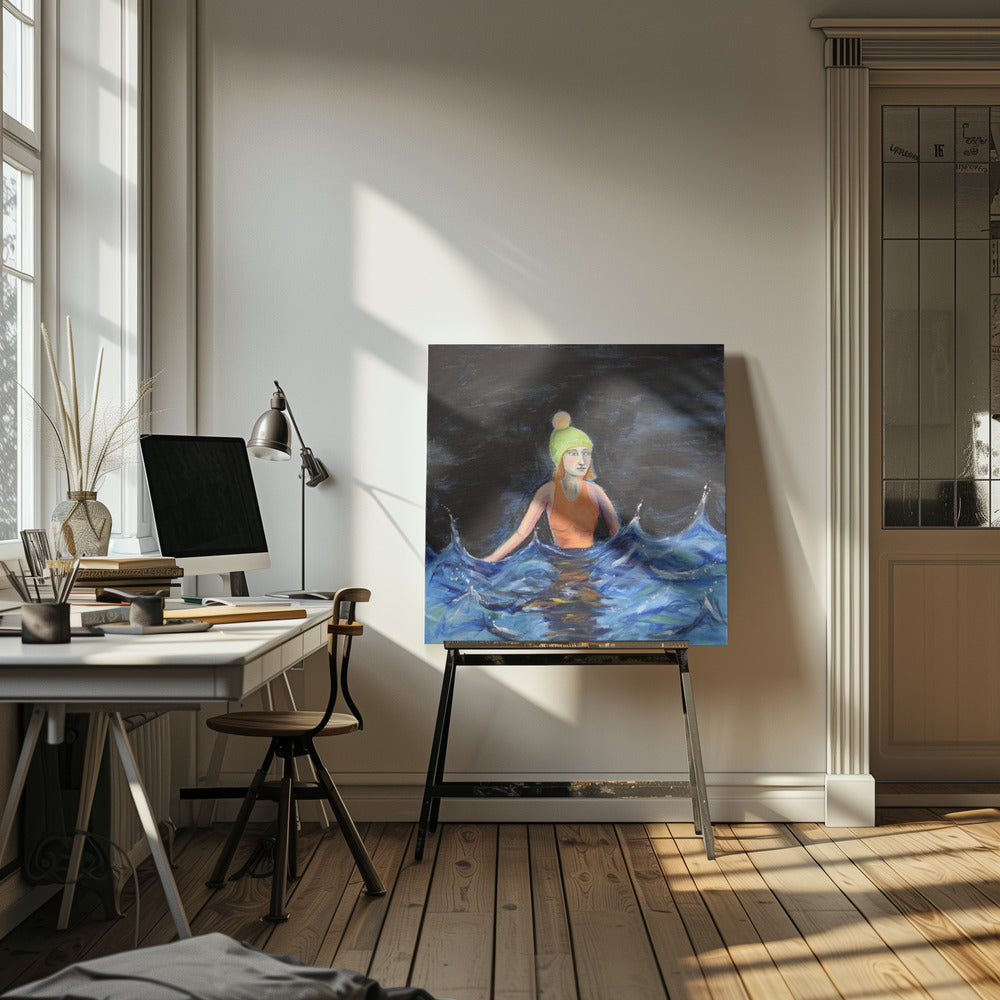 Wildzwemmen | Canvas