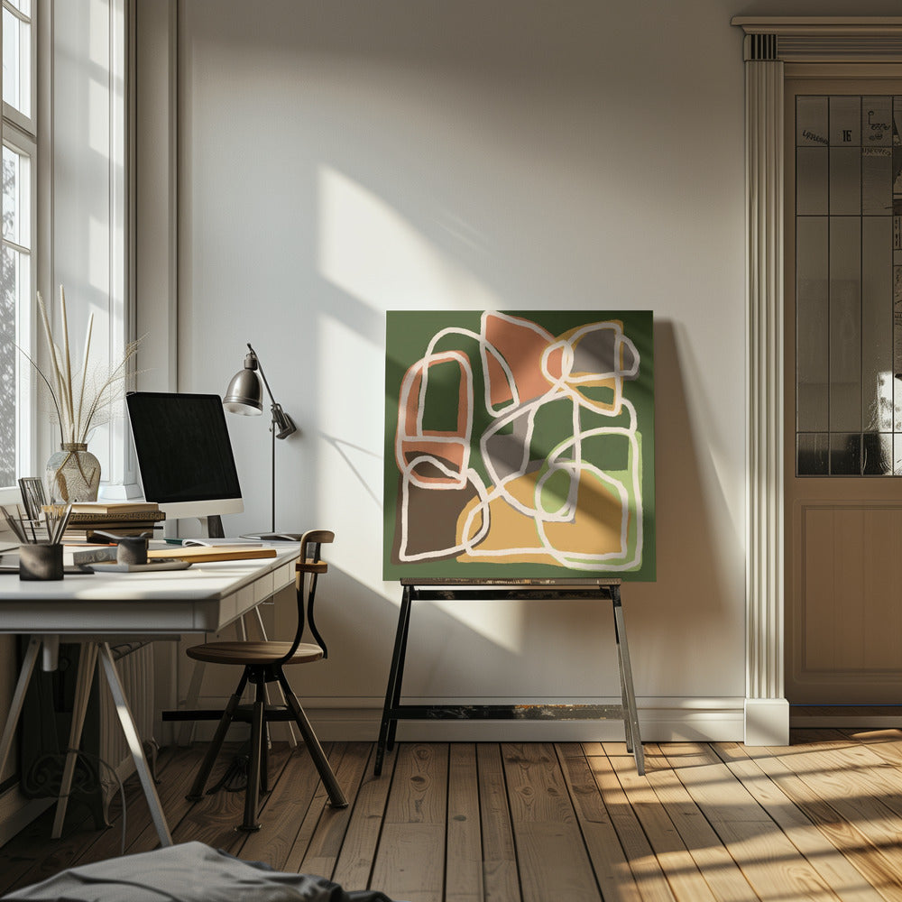 Lijnen en vormen | Canvas