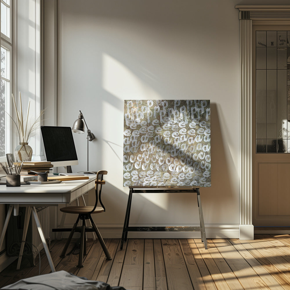 Alfanumerieke Dans | Canvas