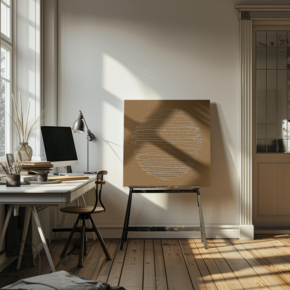 Ronde vorm 37 | Canvas