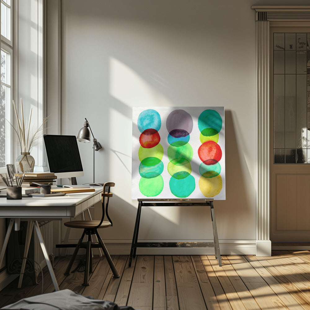 Stippen en vlekken | Canvas