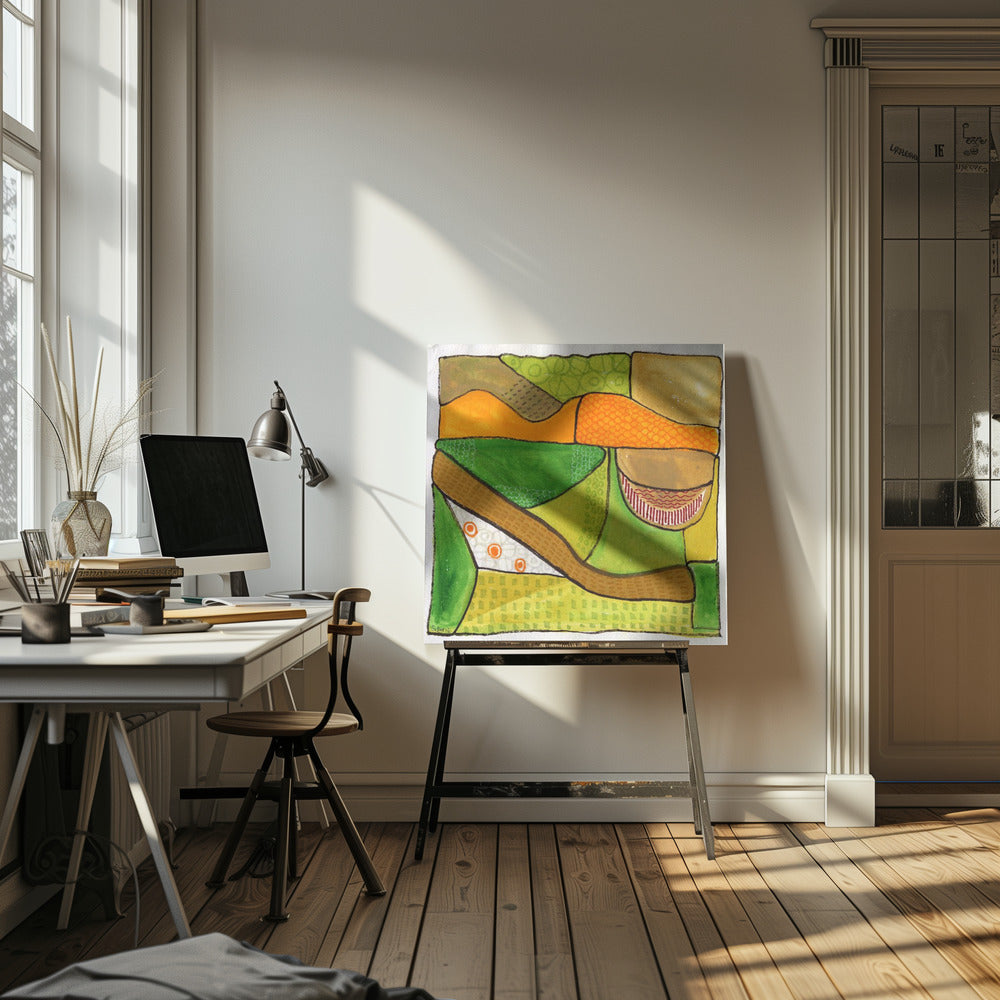Een plek op het platteland | Canvas
