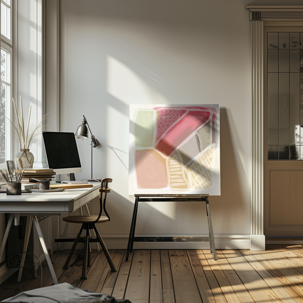 Abstracte aquarel | Canvas