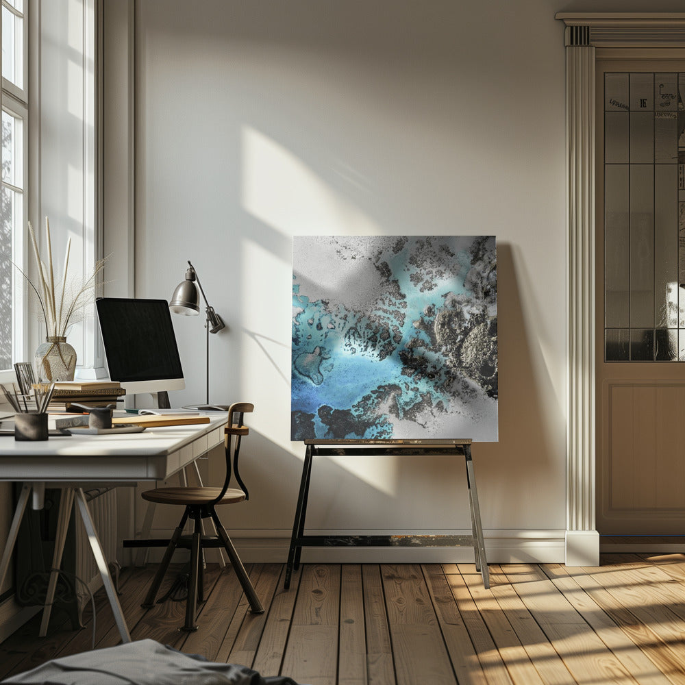 Meest populair - Maritime Majesty - Turquoise Coral Vibes | Canvas