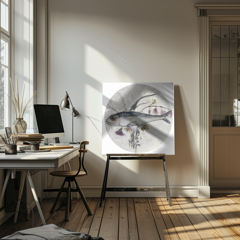 Abstracte botanische elementen | Canvas