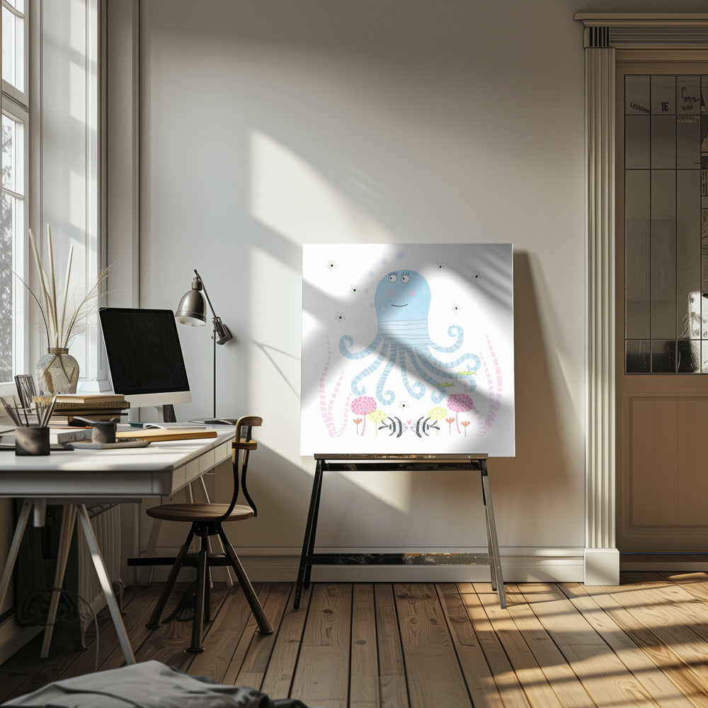 Lachende Zeevriend | Canvas