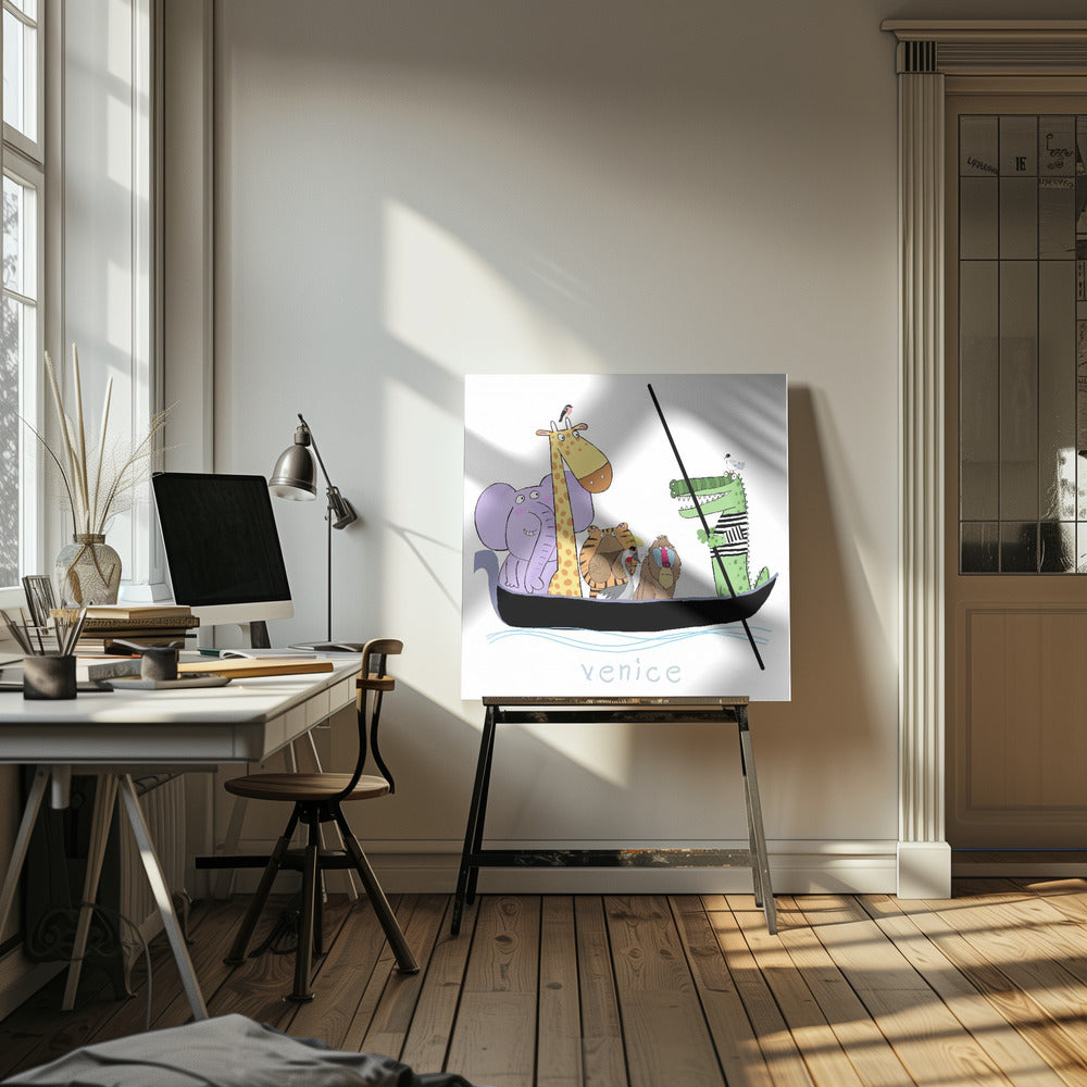 Venetiaanse safaritocht | Canvas