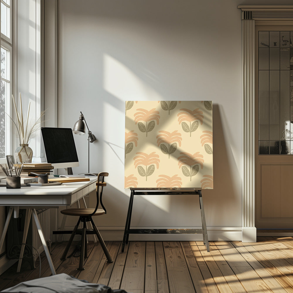 Bloemenpatroon | Canvas