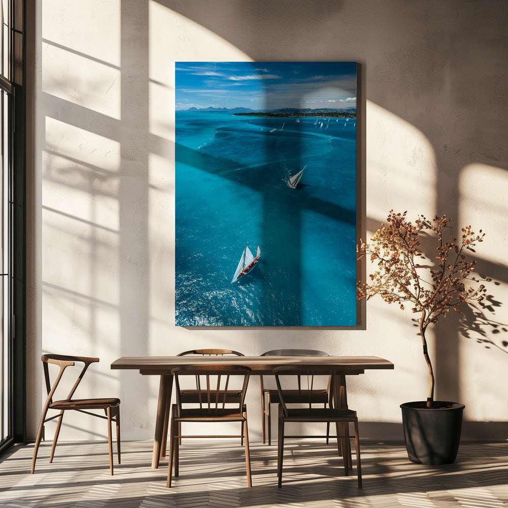 Boven de race | Canvas