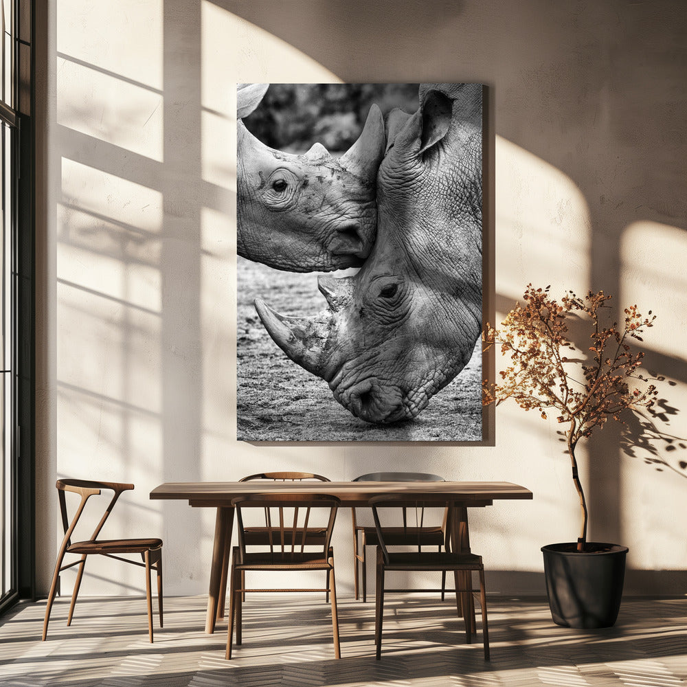 Van aangezicht tot aangezicht | Canvas