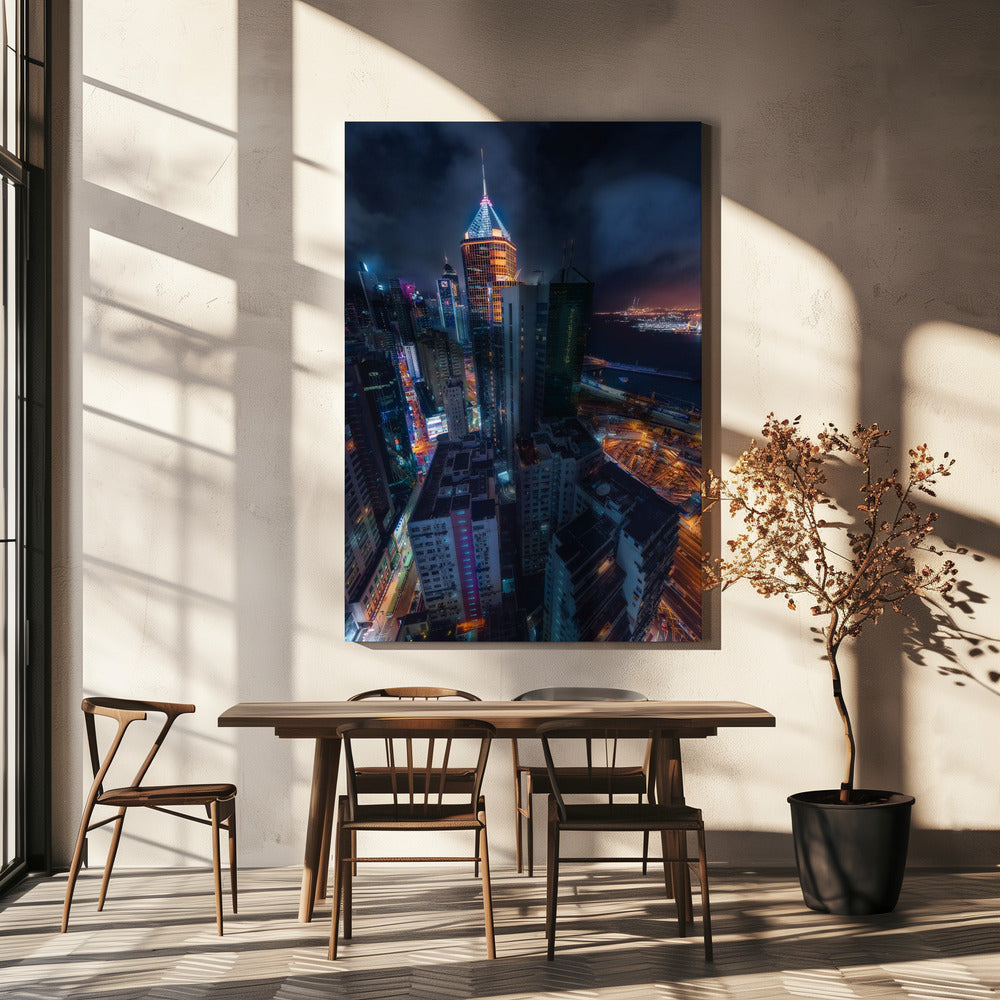 Vliegend Hongkong | Canvas