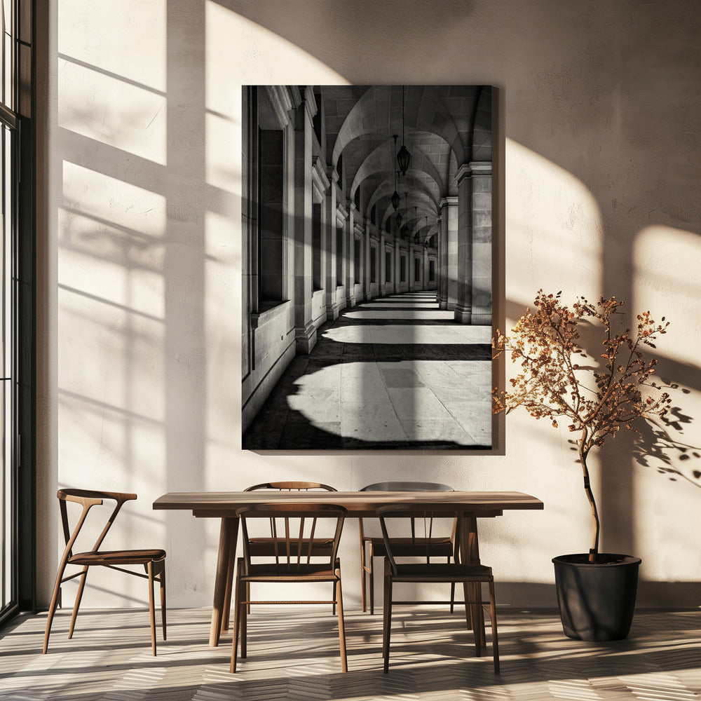 Gebogen gang | Canvas